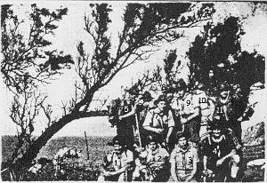 SCOUTS DE FRANCE 5 EME ORAN GROUPE SAINT LOUIS N34 1942 LES ROUTIERS A ST ROCH